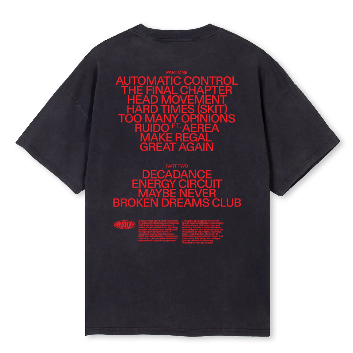 TFCVINTAGE Vintage Black Oversized Tee. - Image 2