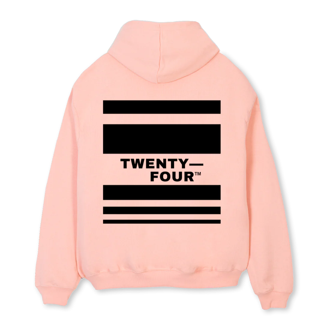 TFHOODIPINKCLAYBLACK Pink Clay Oversized Hoodie. - Image 2