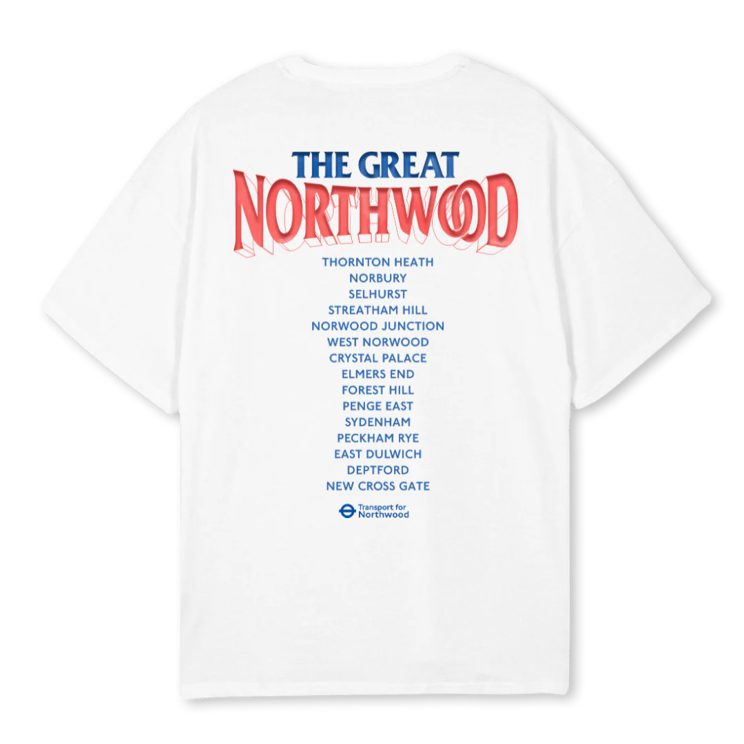 TFN TEE WBR White Oversized Tee. - Image 2