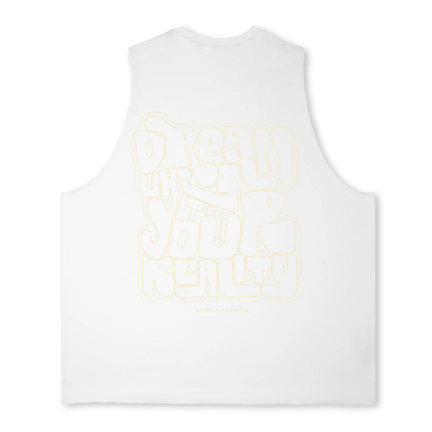 DREAMT_W Bright white Oversized Vest - Image 2