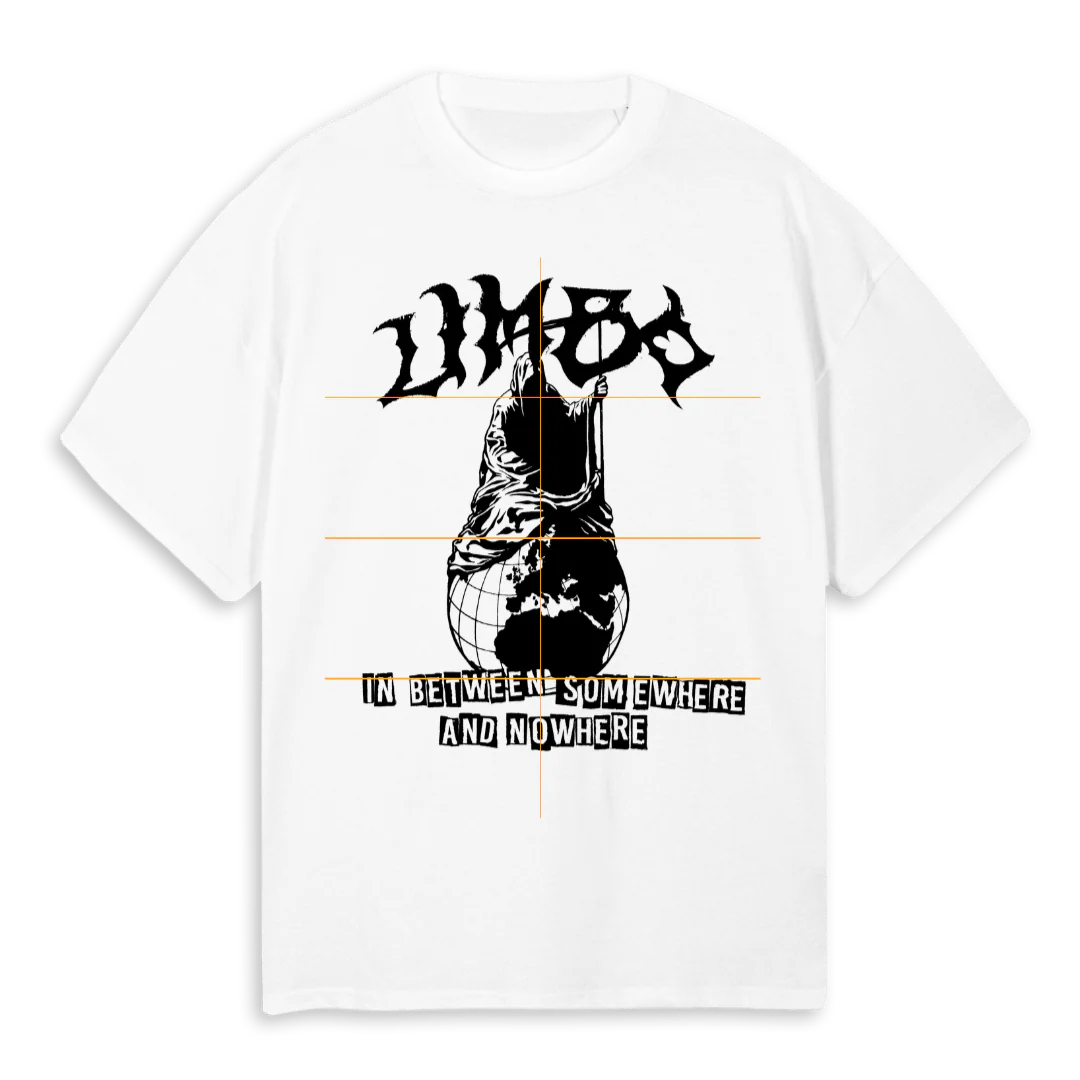 THE WORLD IS YOURS White Oversized Tee.