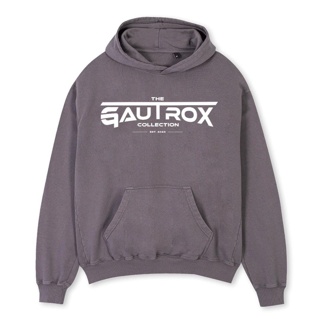 THEGAU Pigment Grey Oversized Hoodie.
