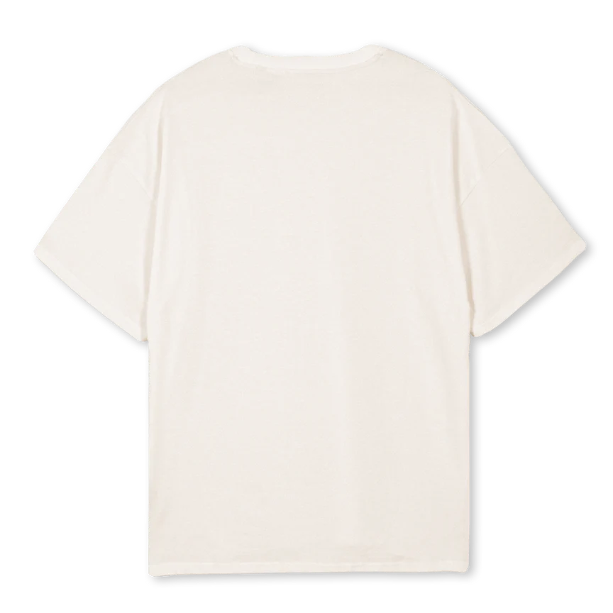 THEHUMANINTERFACE Vintage White Oversized Tee. - Image 2
