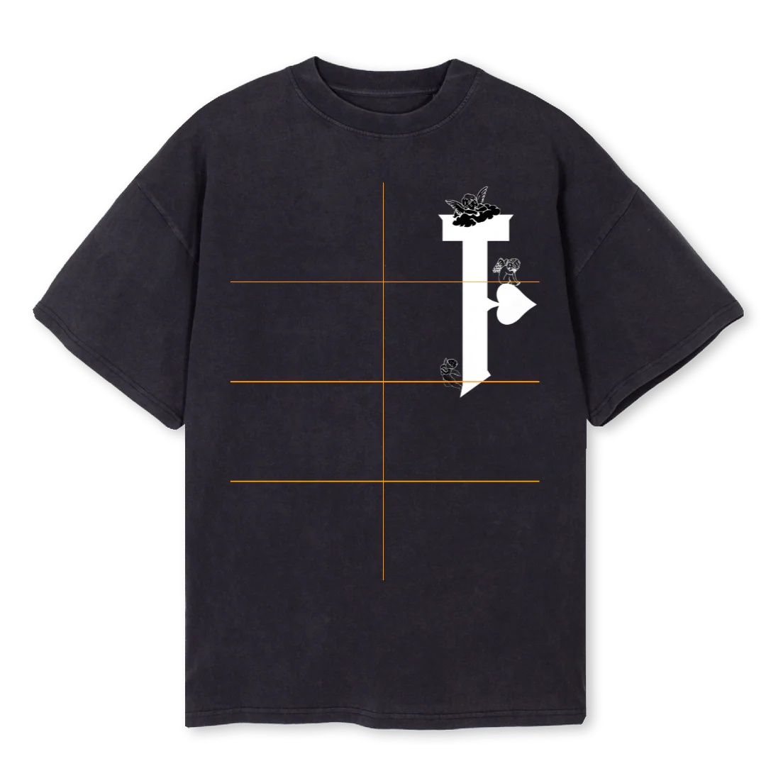 THEIST Vintage Black Oversized Tee.