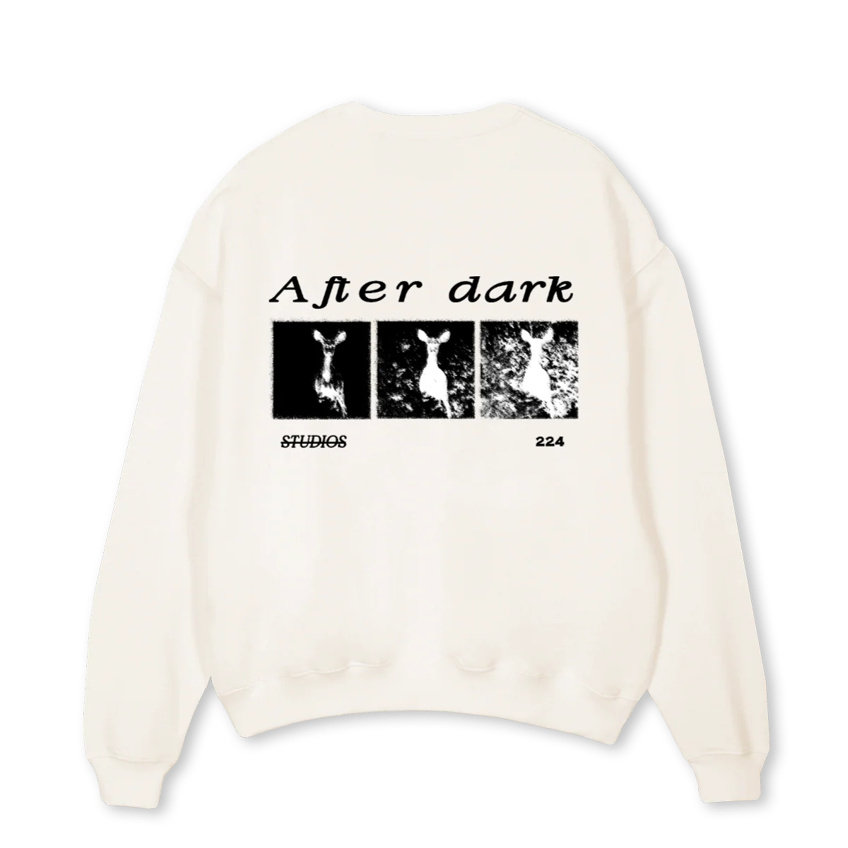 THERMALCREW Vintage White Oversized Crewneck Sweater. - Image 2