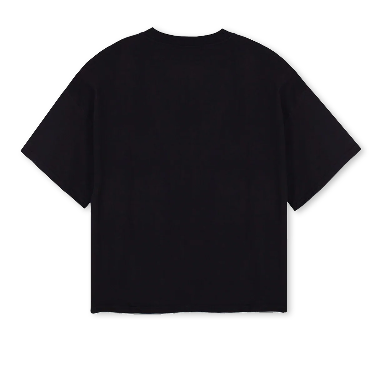 THERMALTEE Black Oversized Boxy Tee. - Image 2