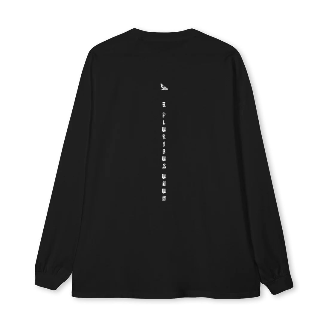 THEVAGRANTSHOW Black Oversized LS Tee. - Image 2