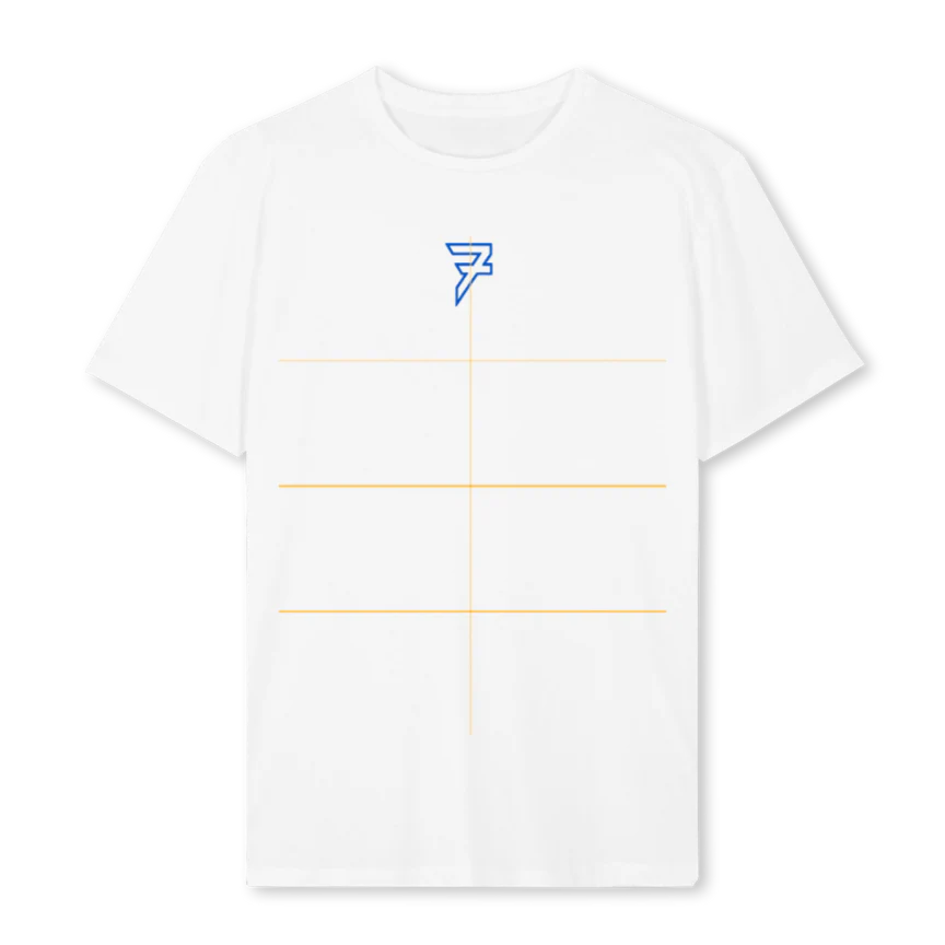 THICKEROUTLINESMALER White Regular Tee.