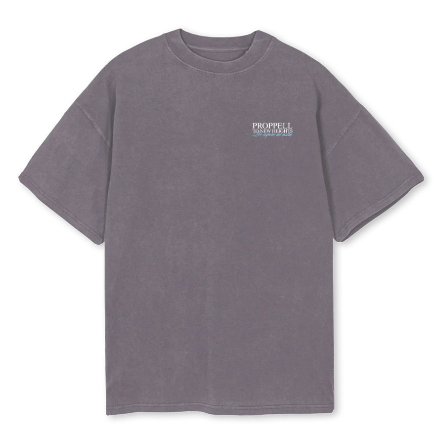 ZTNH_PG Pigment Grey Oversized Tee