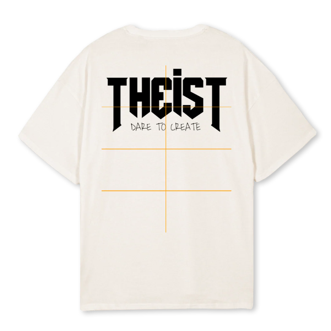 THIRS Vintage White Oversized Tee. - Image 2