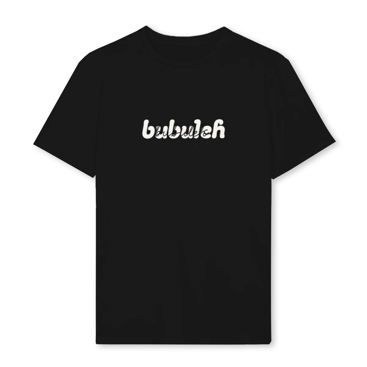 THREE Black Regular Tee.