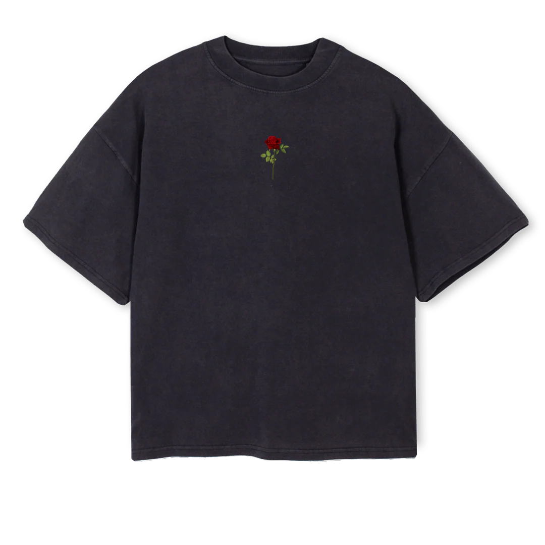THRONES Vintage Black Oversized Boxy Tee.