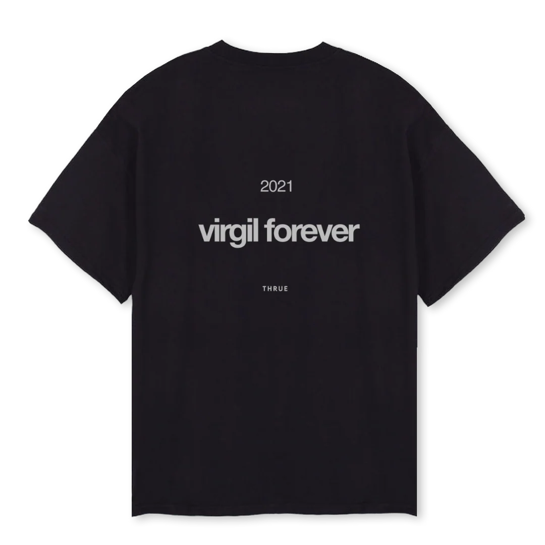 THRUE CORRECT V Black Oversized Tee. - Image 2