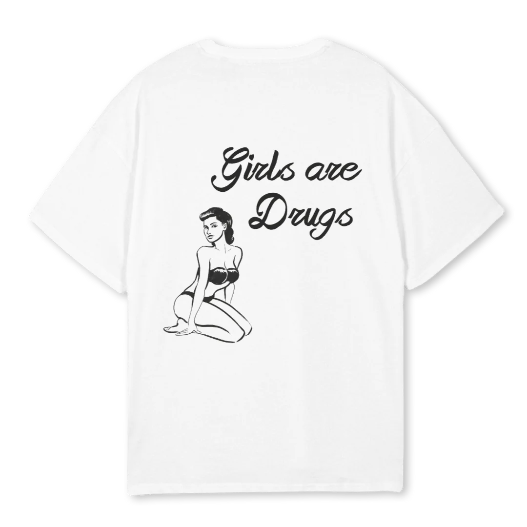 THRUE GIRLS White Oversized Tee. - Image 2