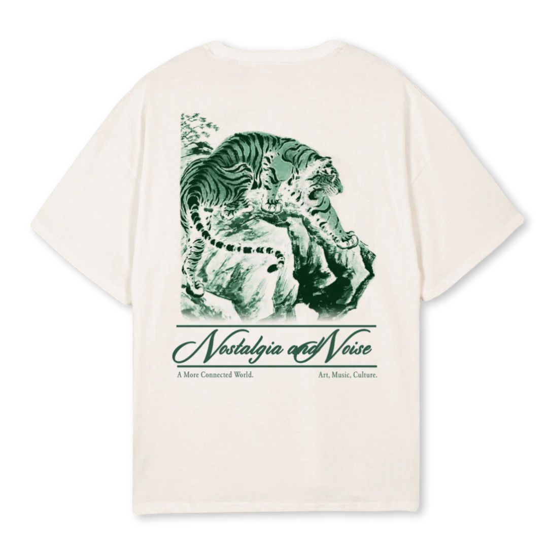 TIGERNN Vintage White Oversized Tee. - Image 2