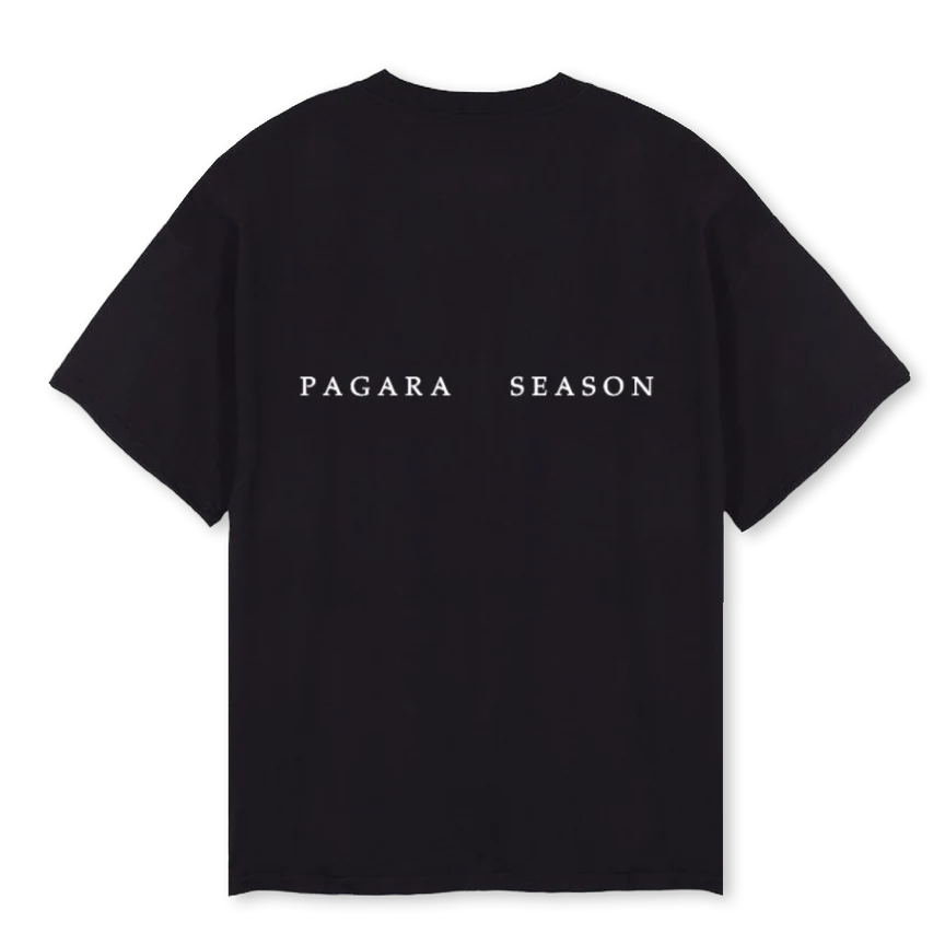 TIGERWALK Black Oversized Tee. - Image 2