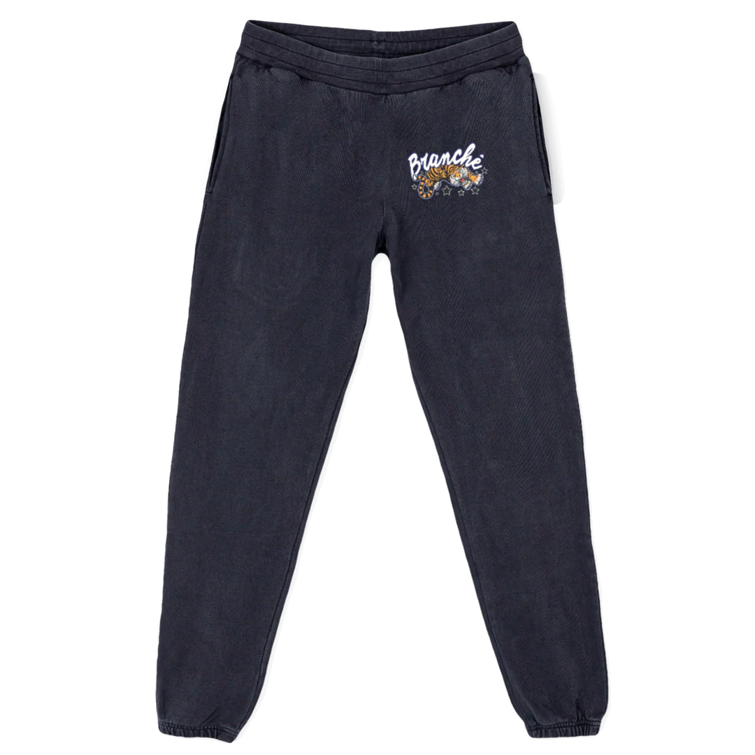TIGRTBAT Vintage Black Relaxed Sweatpants.