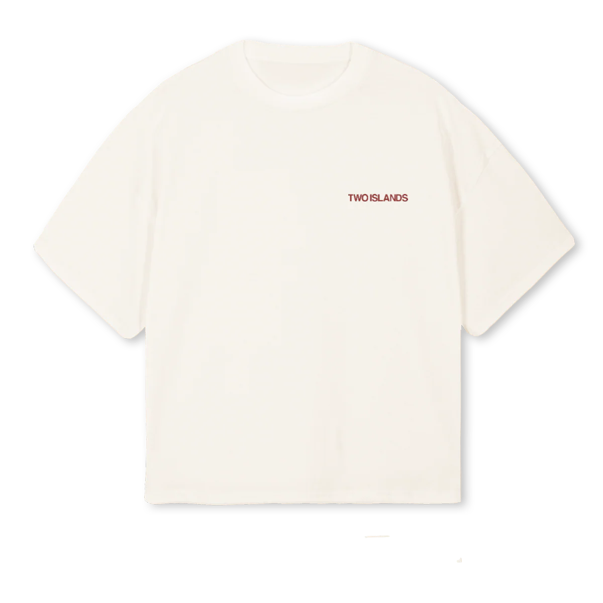 TIJOMONPOT Vintage White Oversized Boxy Tee.