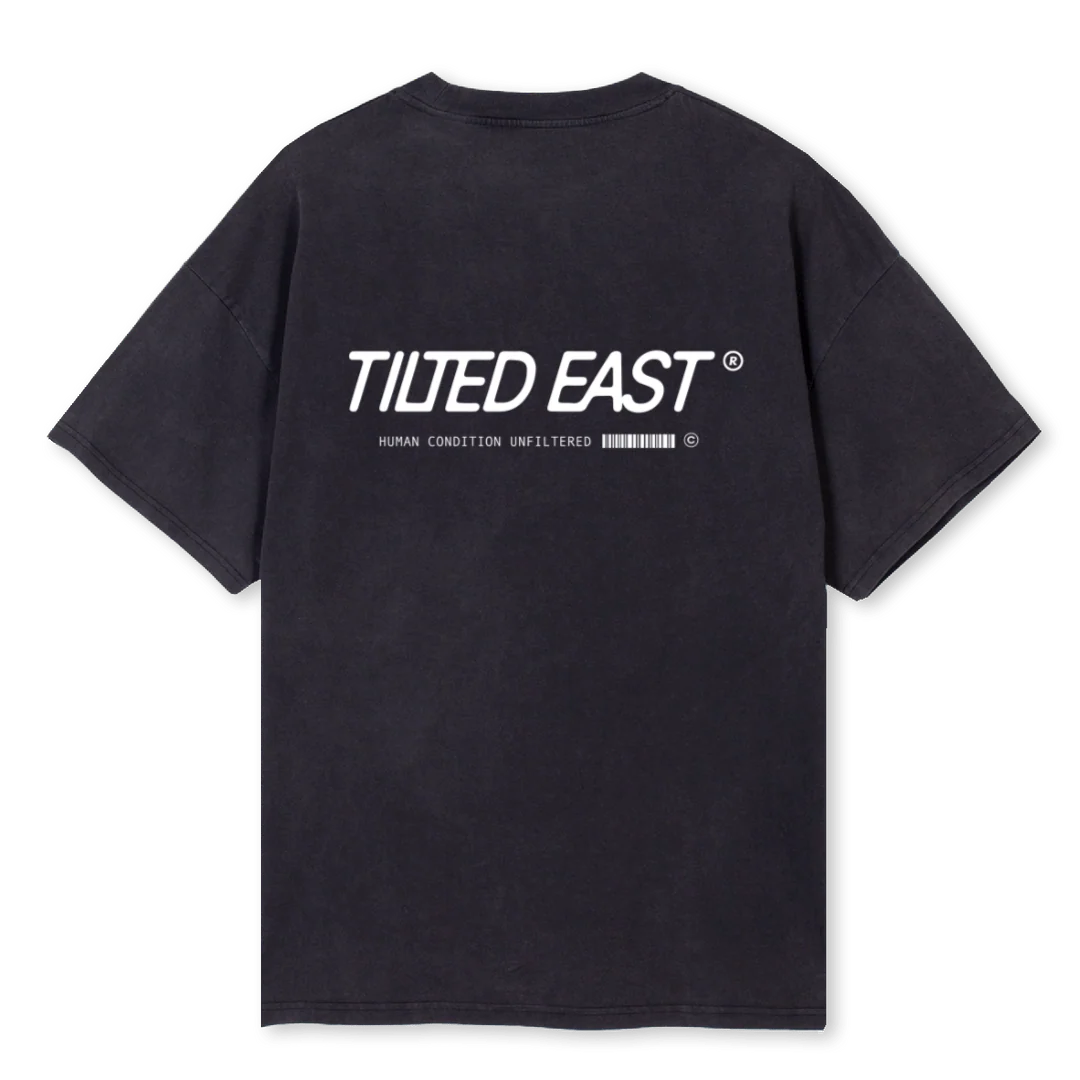 TIL T Vintage Black Oversized Tee. - Image 2