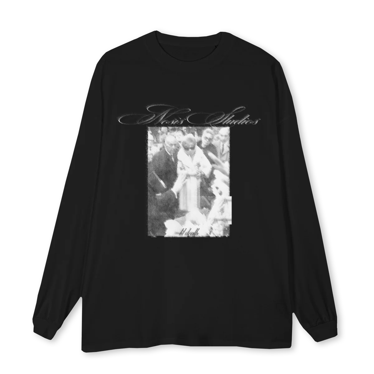 TILDEATHBLACK Black Oversized LS Tee.