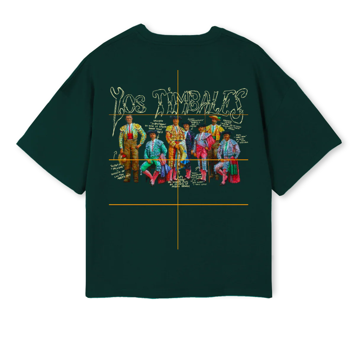 TIMBALESBOXYTEE Wild Green Oversized Boxy Tee. - Image 2