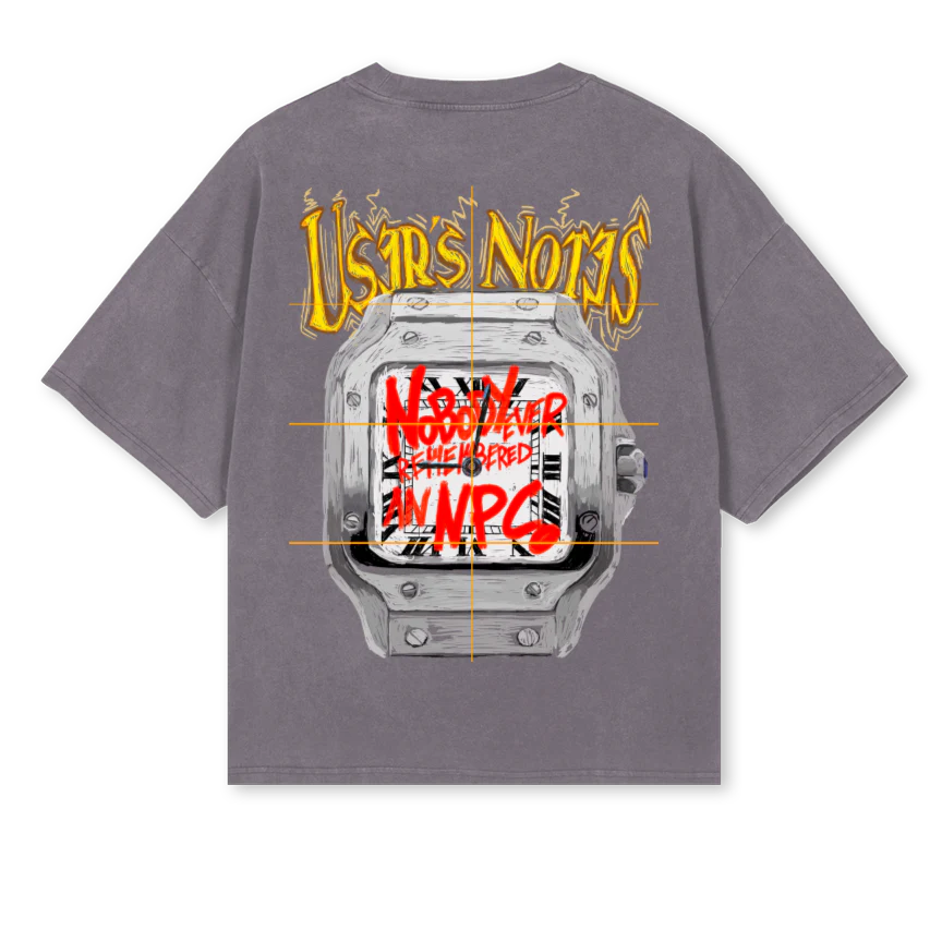 TIMETEEBOXY Pigment Grey Oversized Boxy Tee. - Image 2