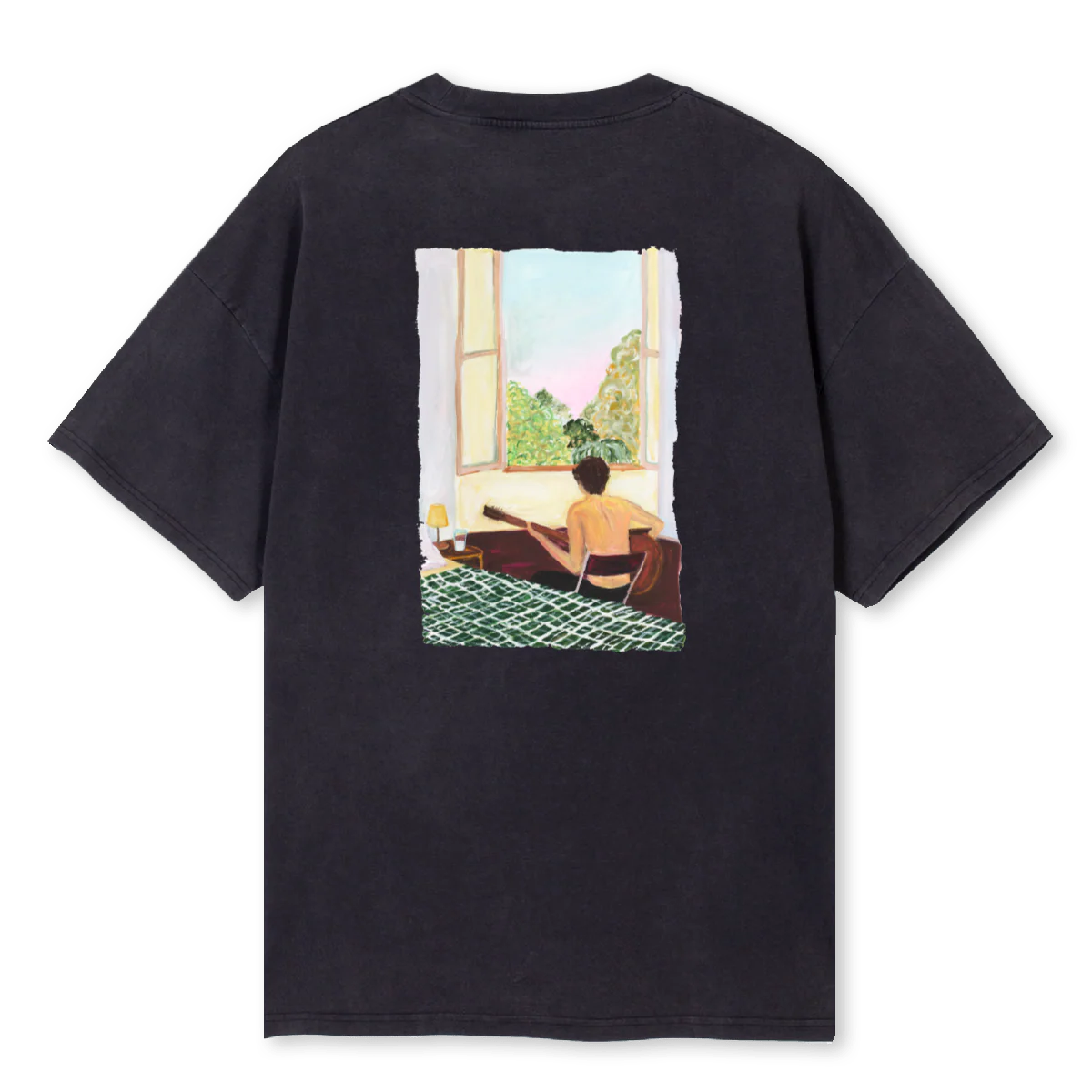 TIMJUBLACK Vintage Black Oversized Tee. - Image 2