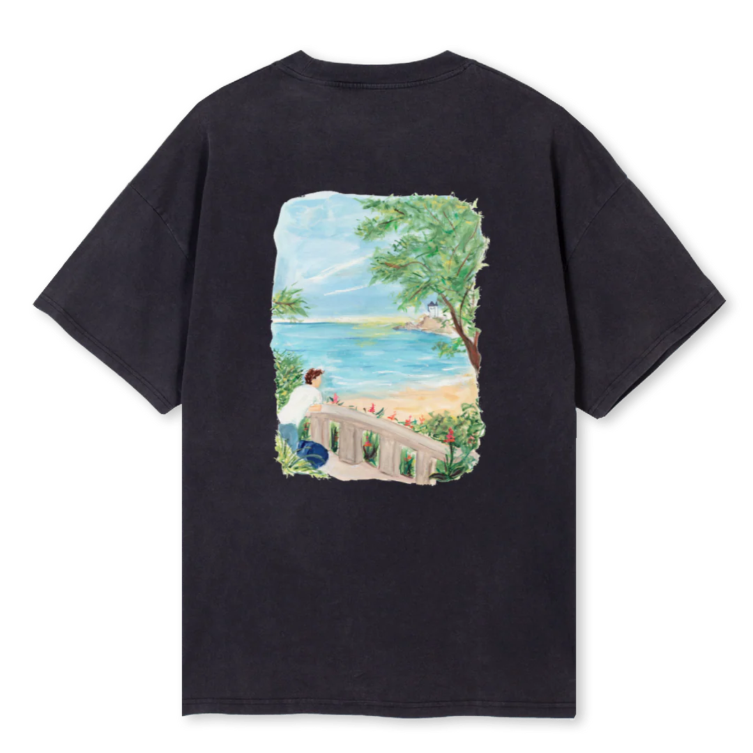 TIMJULACOT Vintage Black Oversized Tee. - Image 2