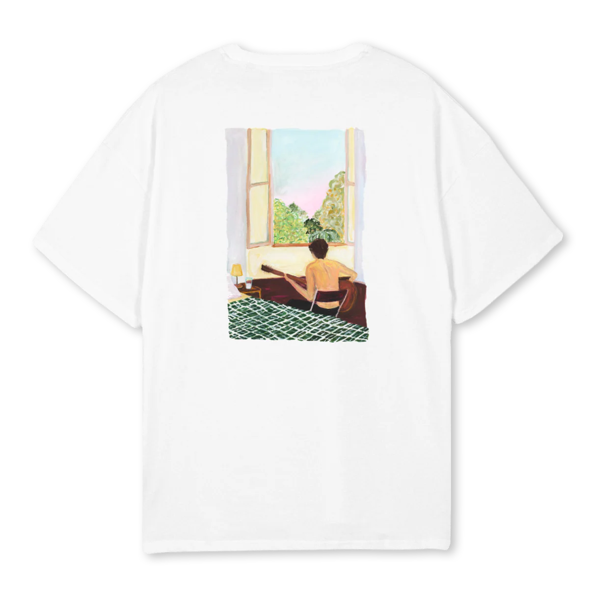 TIMJUWHITE White Oversized Tee. - Image 2