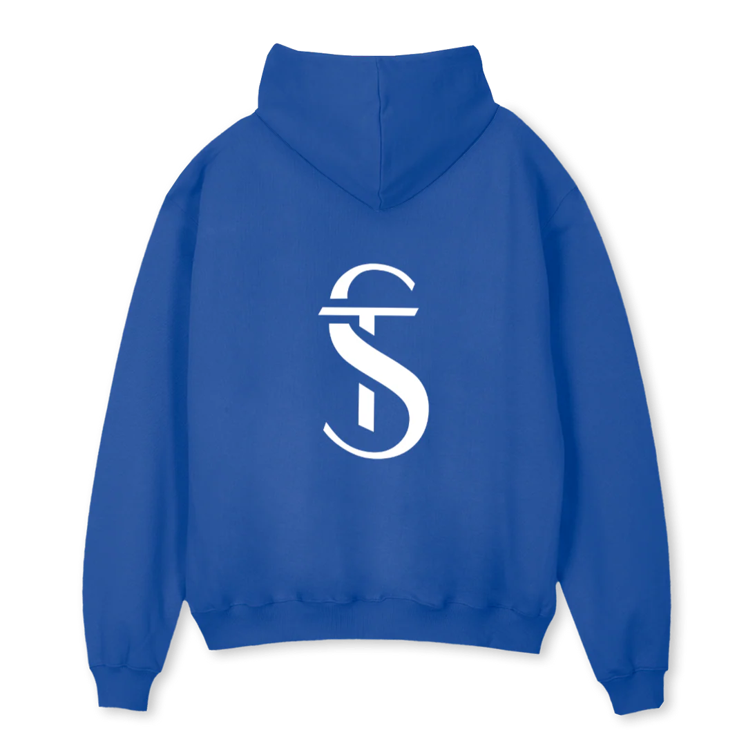 TKBSAMPLEDOS Cobalt Blue Oversized Hoodie. - Image 2