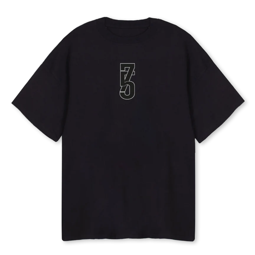 TNOIR Black Oversized Tee.