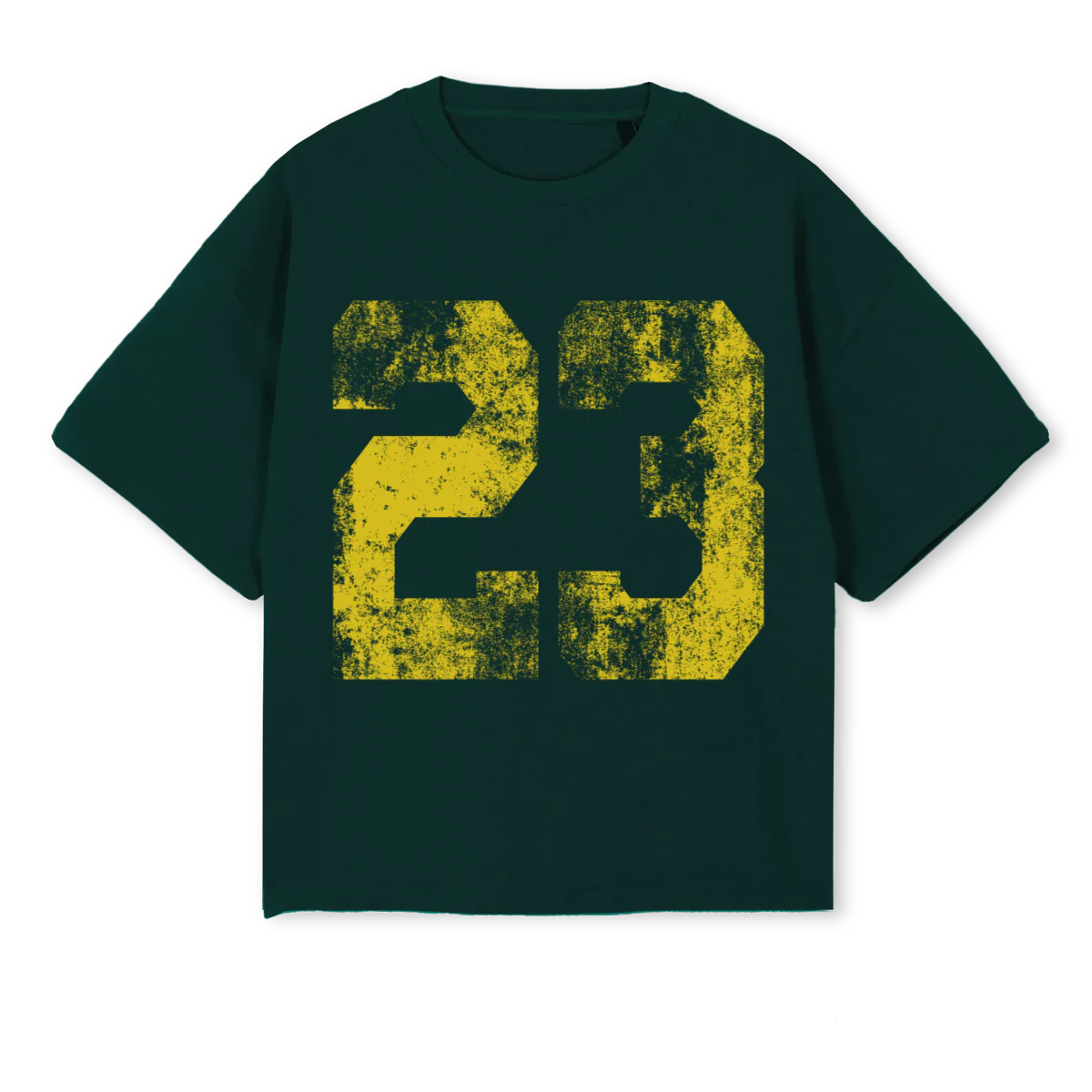TNTYTHREEGREENYELLOW Wild Green Oversized Boxy Tee.
