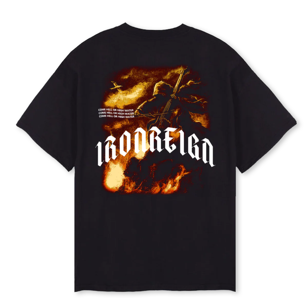 TOG Black Oversized Tee. - Image 2