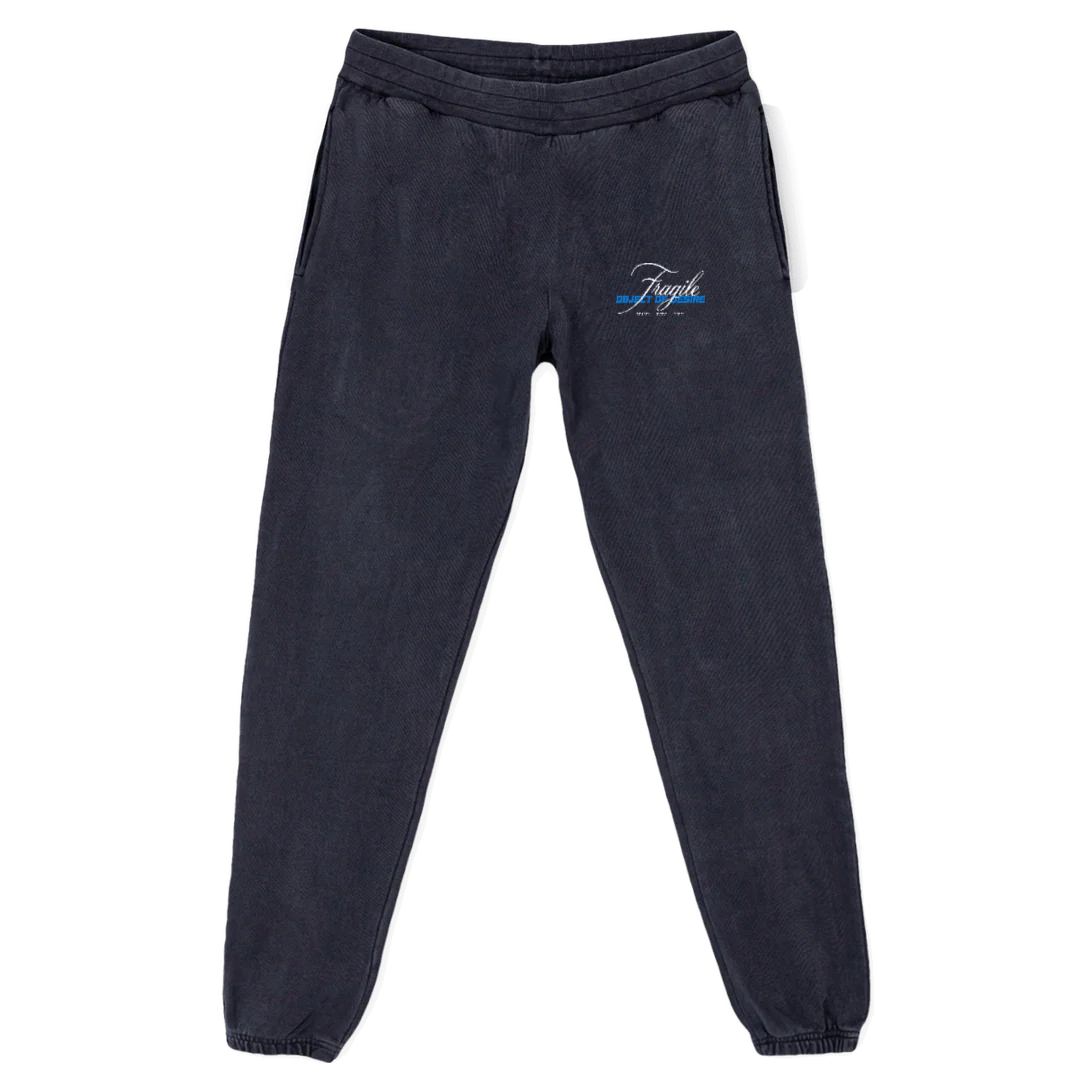TOKYO SWT Vintage Black Relaxed Sweatpants.