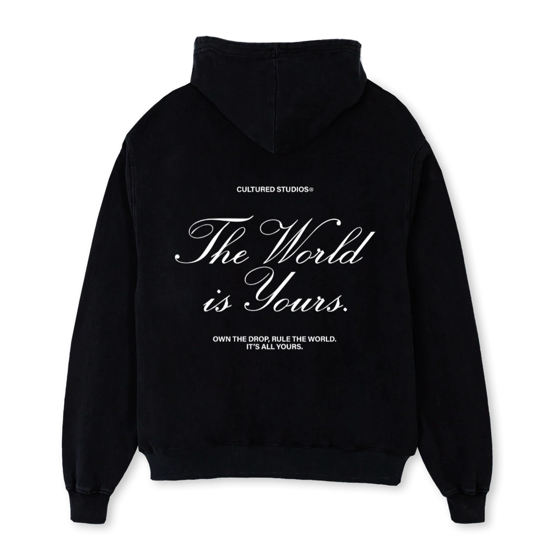 TONYMONTANA Black Oversized Hoodie. - Image 2