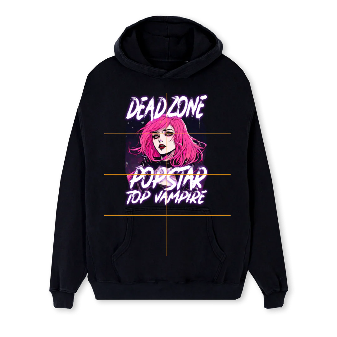 TOPVAMP Black Regular Hoodie.