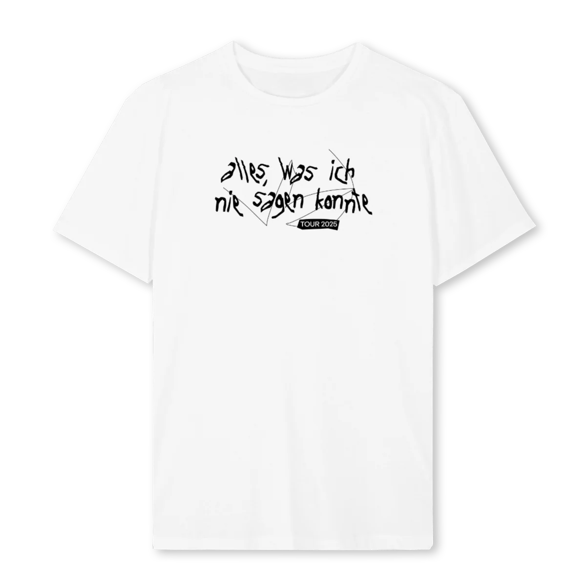 TOURMERCHSHIRTDREI White Regular Tee.
