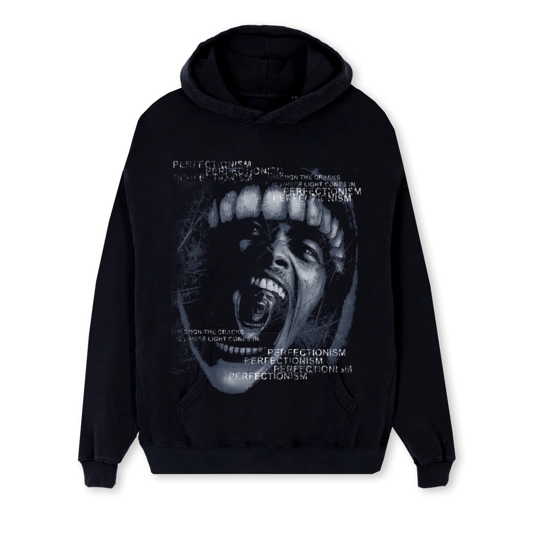 TPZ_2 Black Regular Hoodie.