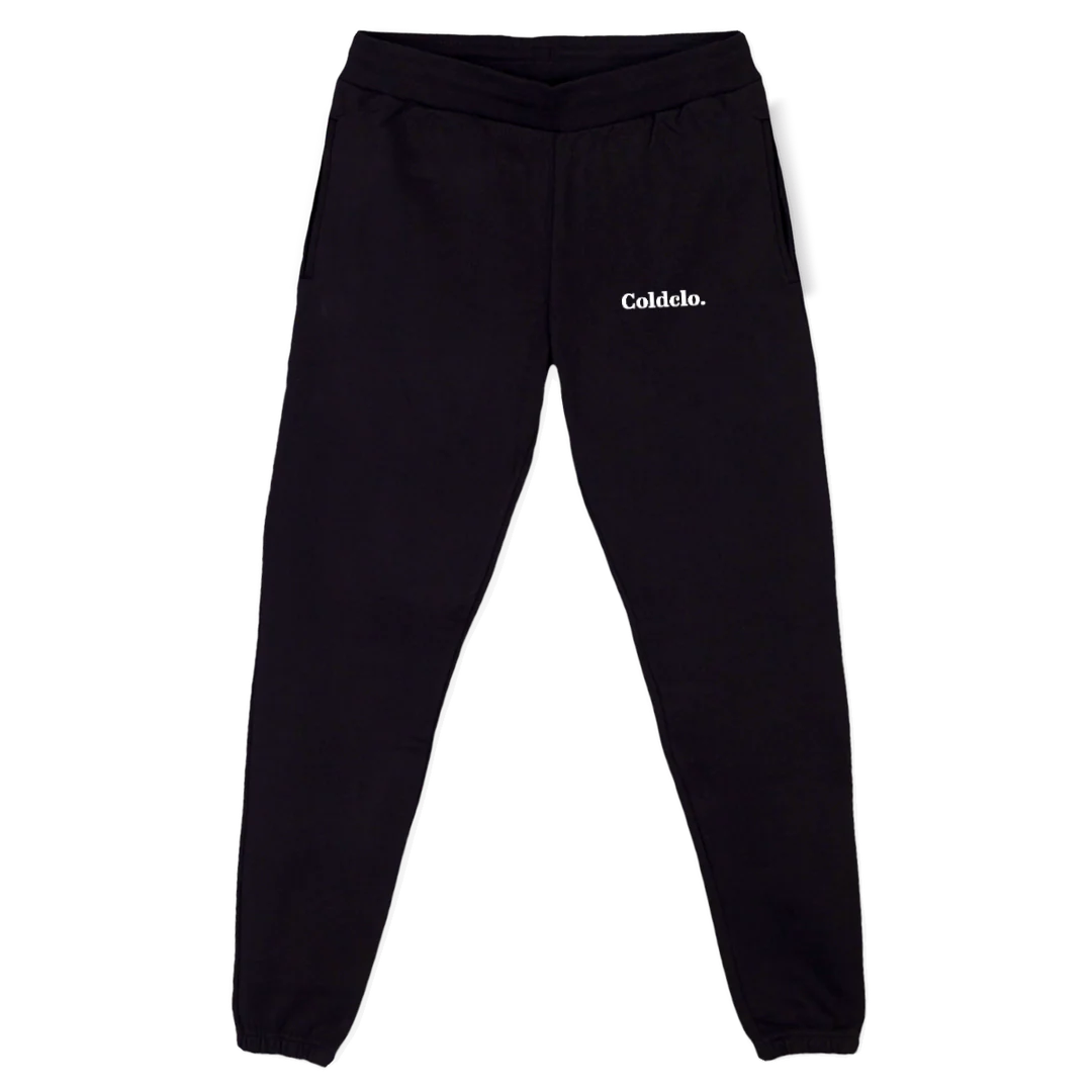 TRACKIE_3  Black Relaxed Sweatpants.