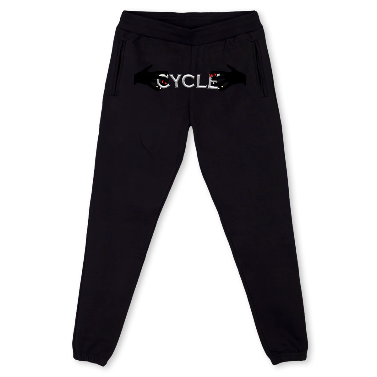 TRACKJOGGER Black Sweatpants.