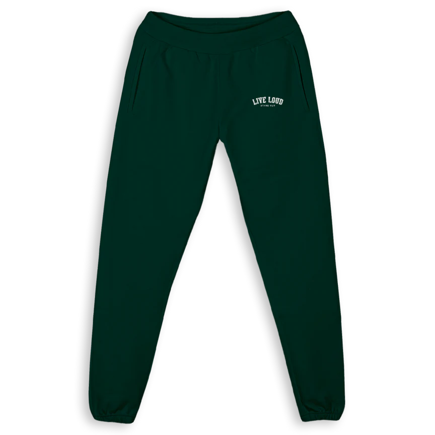 TRACKSUITB Wild Green Relaxed Sweatpants.