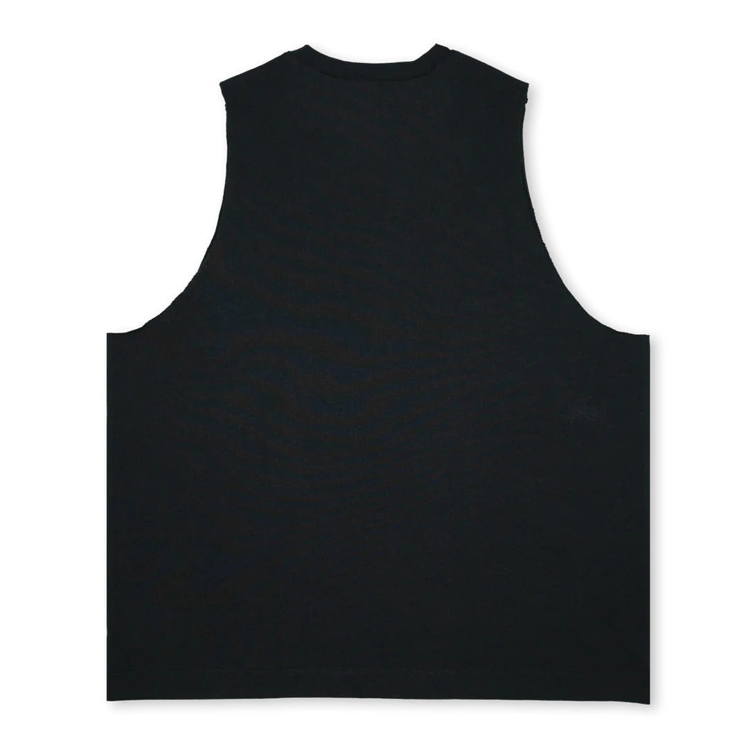 TRAINIGN DVN PINK Deep Black Oversized Vest. - Image 2