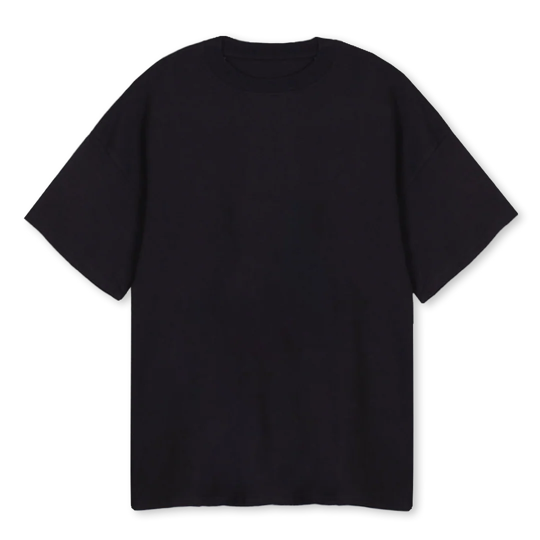 TRAINING CLUB II Black Oversized Tee.
