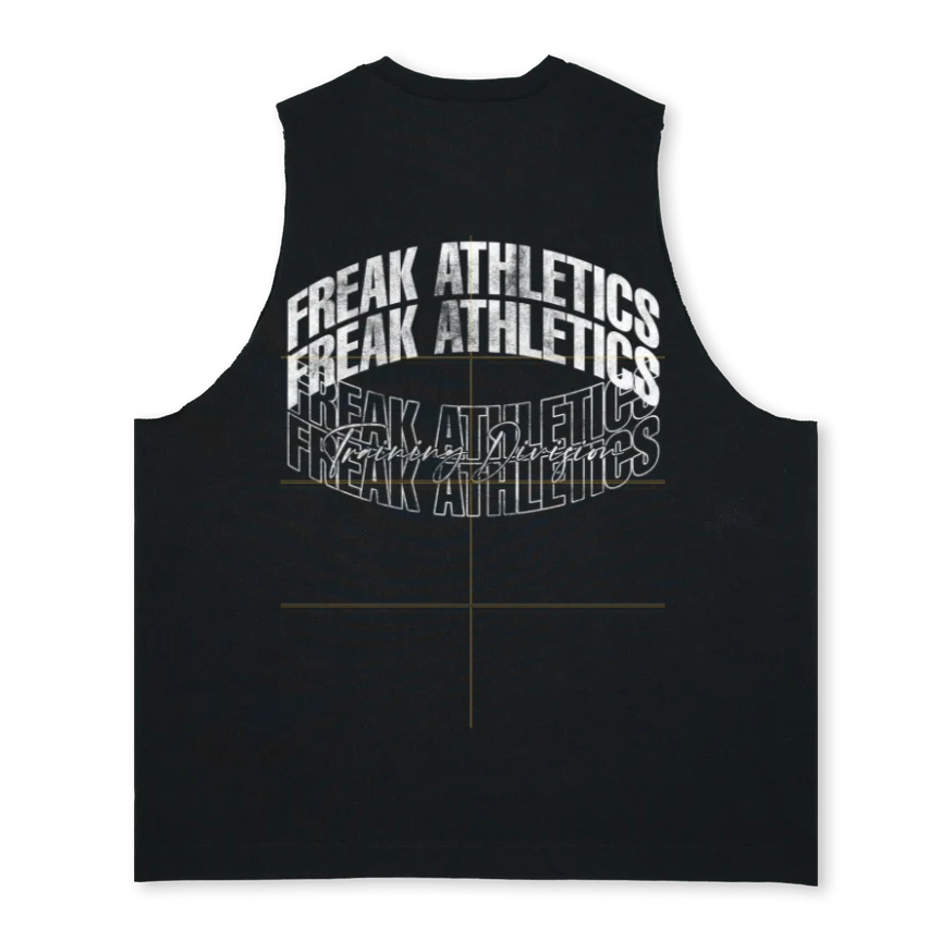 TRAINING_3  Deep Black Oversized Vest. - Image 2