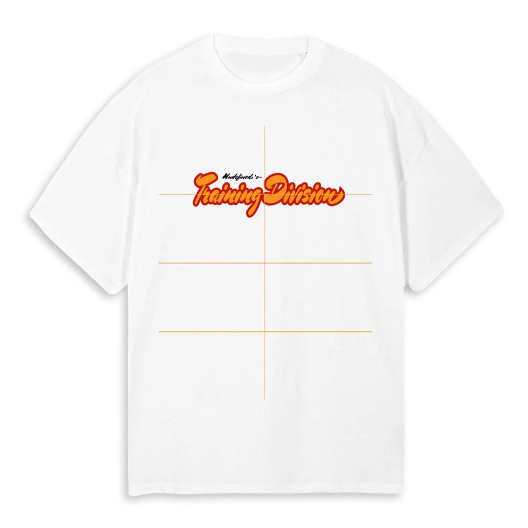 TRAINING DVN VOL II White Oversized Tee.