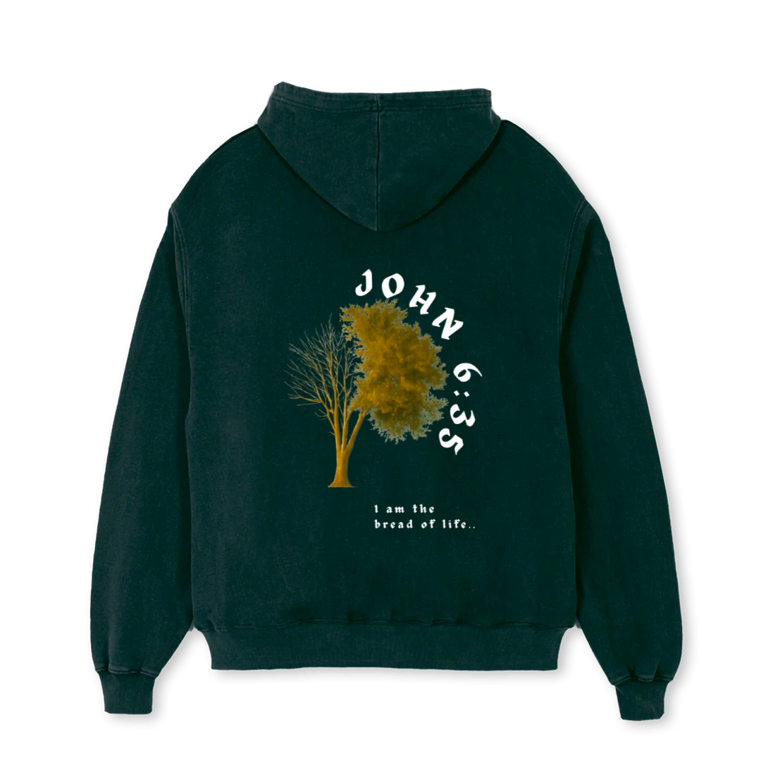TREE Wild Green Oversized Hoodie. - Image 2