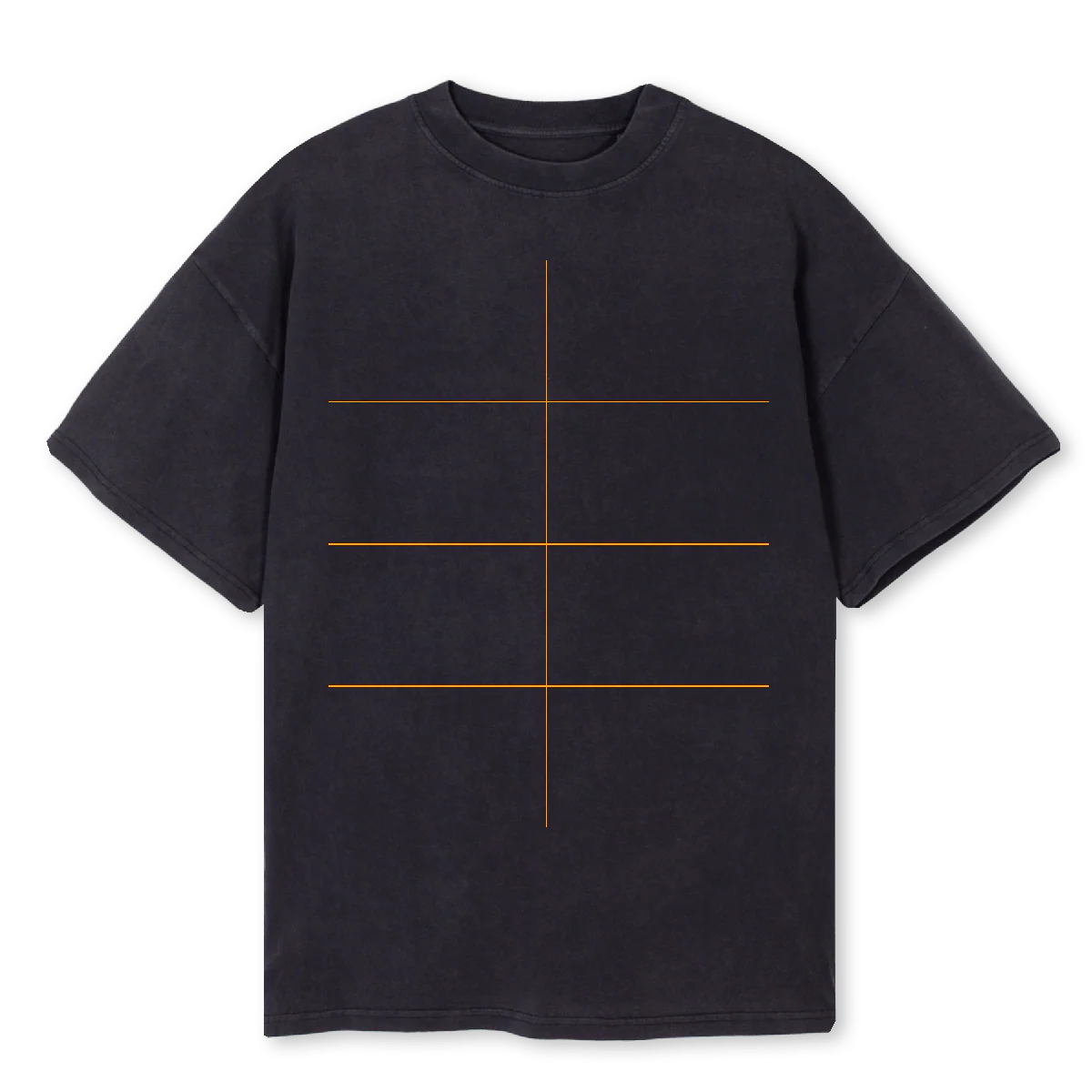 TRIAL_3 Vintage Black Oversized Tee.