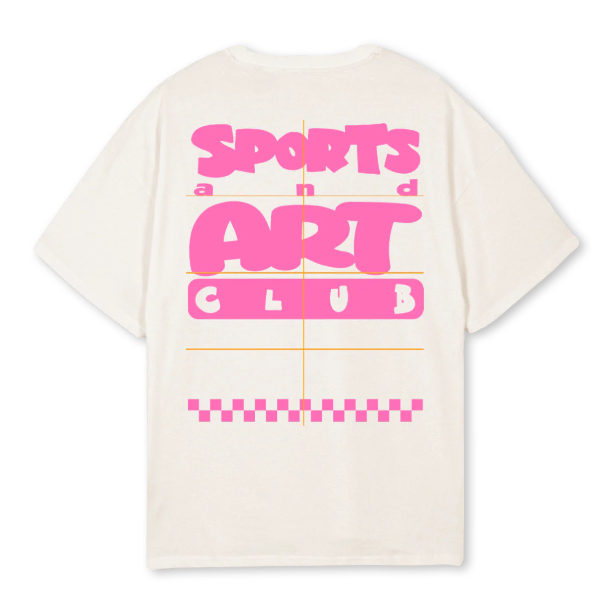TRIAL_2 Vintage White Oversized Tee. - Image 2