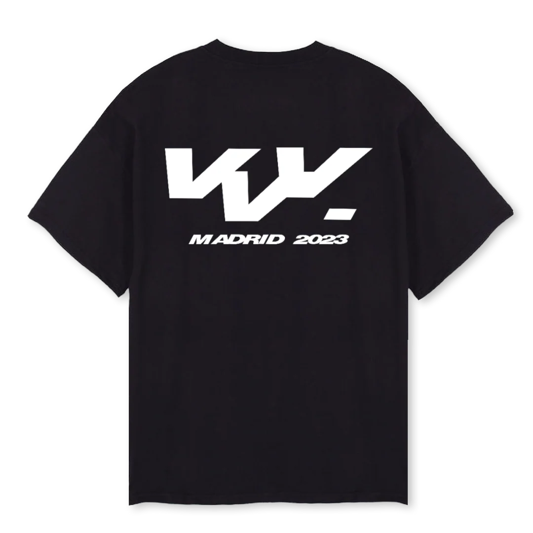 TRIPLE V Black Oversized Tee. - Image 2