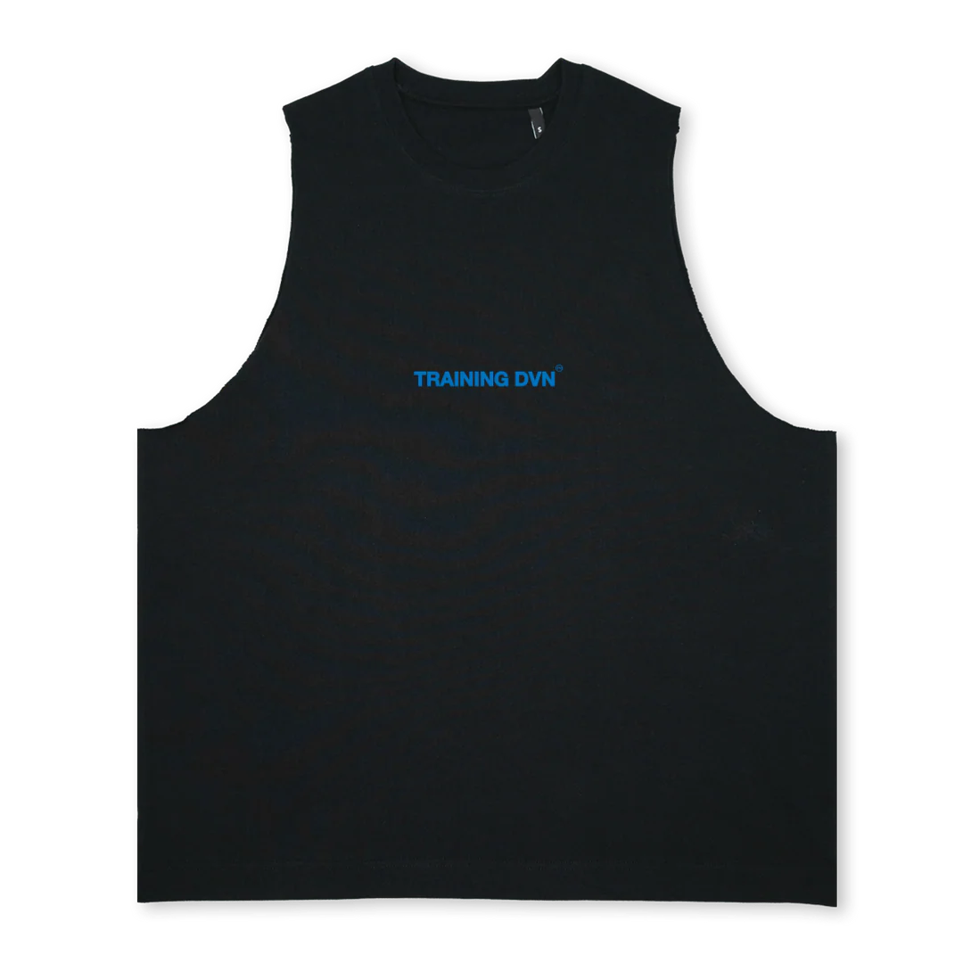 TRNDVN TWOO Deep Black Oversized Vest.